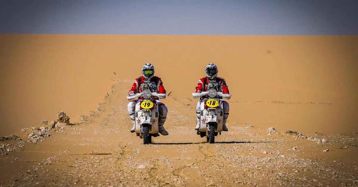 Vespa 75th. E quelle Vespa che sfidarono il Rally dei Faraoni, allora?