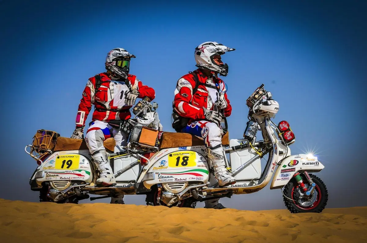 Vespa 75th. Dakar. E quelle Vespa che sfidarono il Rally dei Faraoni, allora? (4)