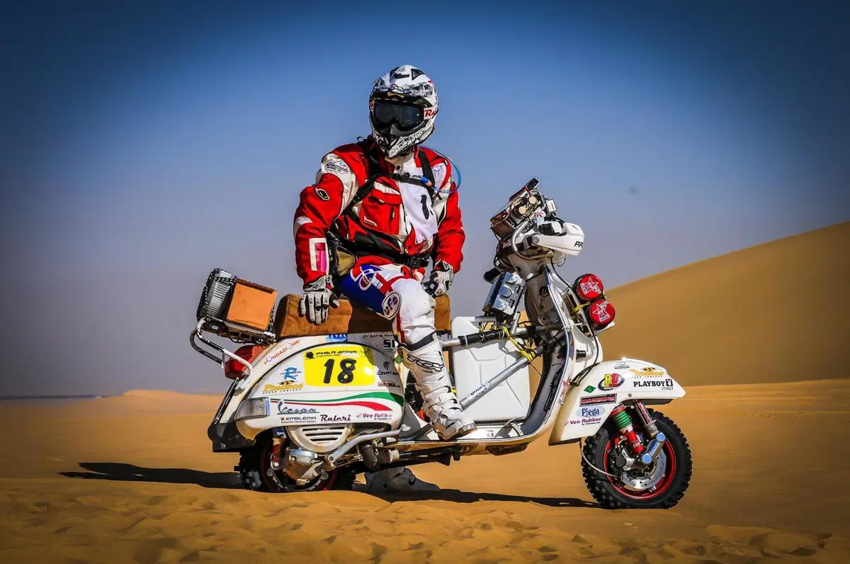 Vespa 75th. Dakar. E quelle Vespa che sfidarono il Rally dei Faraoni, allora? (5)