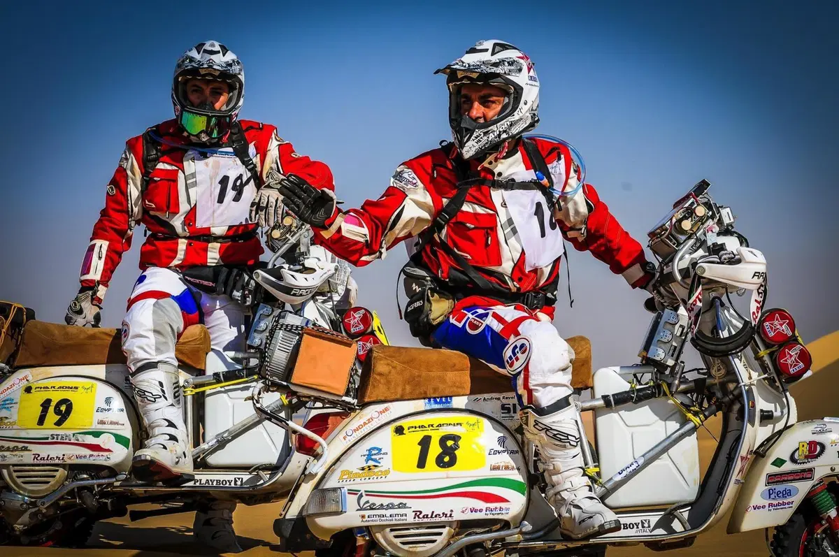 Vespa 75th. Dakar. E quelle Vespa che sfidarono il Rally dei Faraoni, allora? (6)