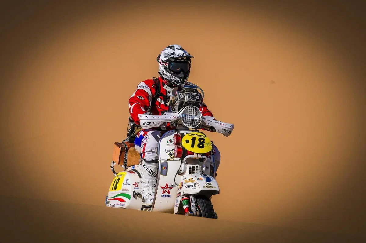 Vespa 75th. Dakar. E quelle Vespa che sfidarono il Rally dei Faraoni, allora? (9)