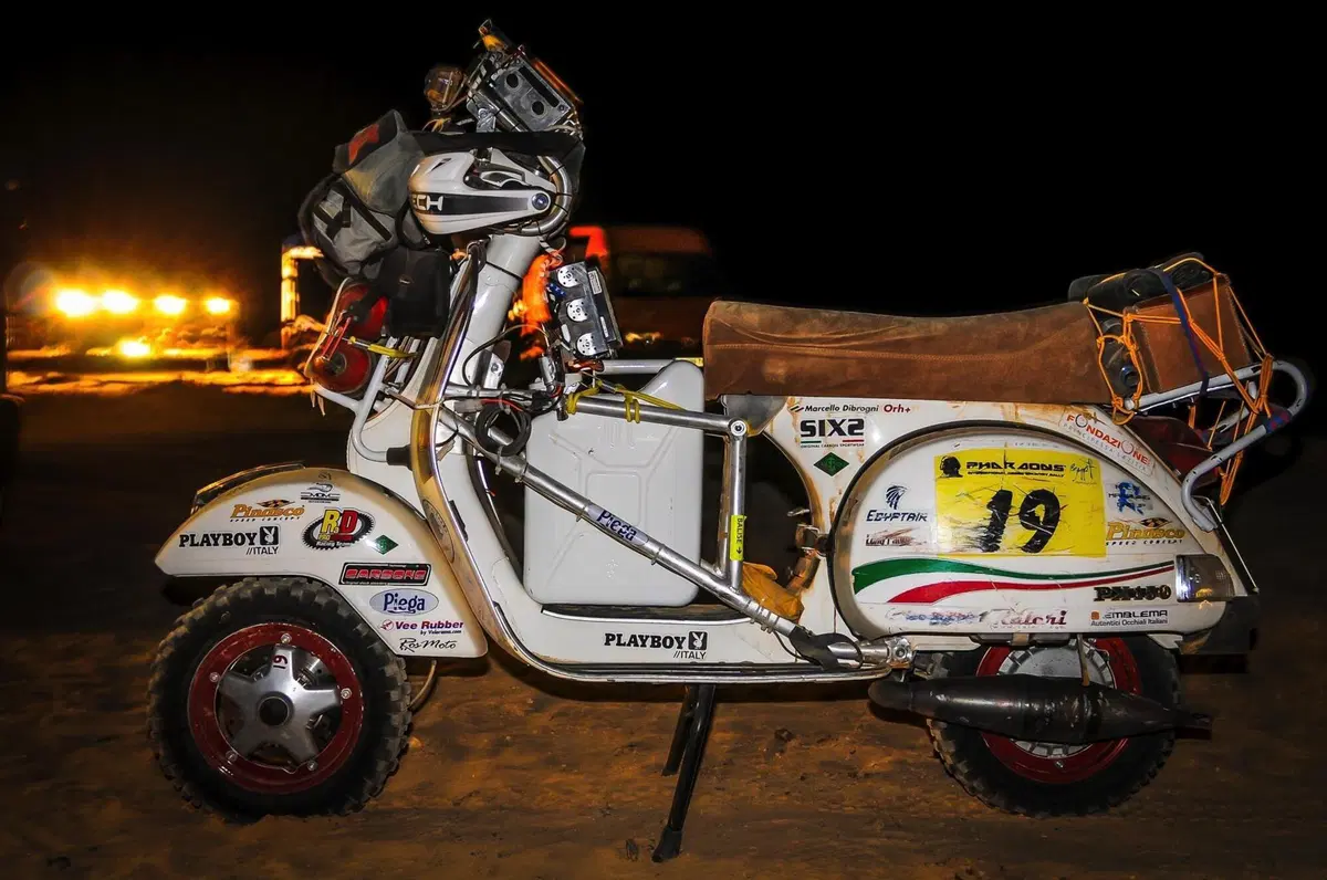 Vespa 75th. Dakar. E quelle Vespa che sfidarono il Rally dei Faraoni, allora? (17)