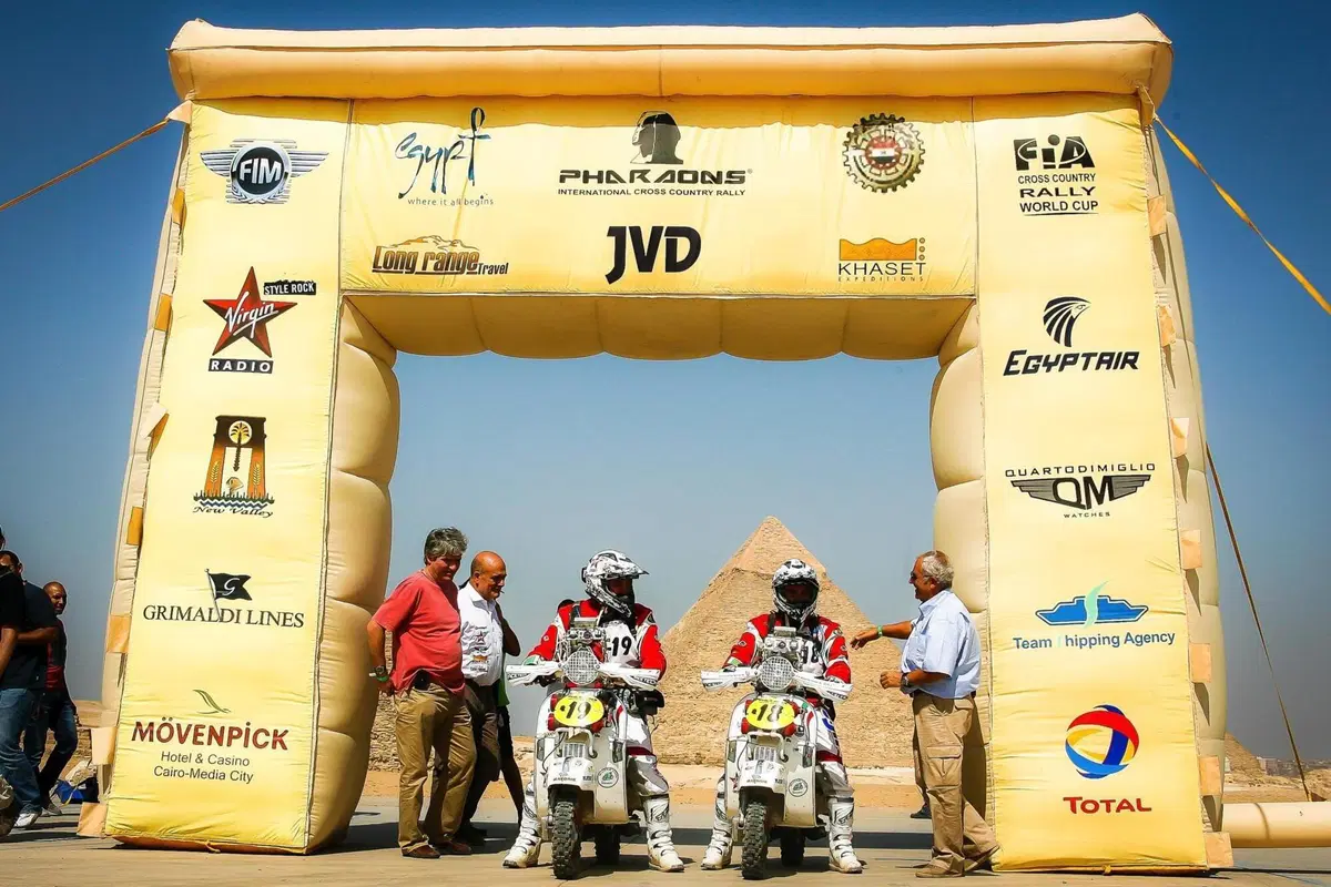 Vespa 75th. Dakar. E quelle Vespa che sfidarono il Rally dei Faraoni, allora? (24)