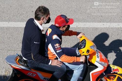 MotoGP 2021, GP di Spagna a Jerez. Marc Marquez fit per le FP4 (7)