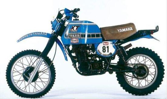 La XT 500 della Paris-Dakar 1981