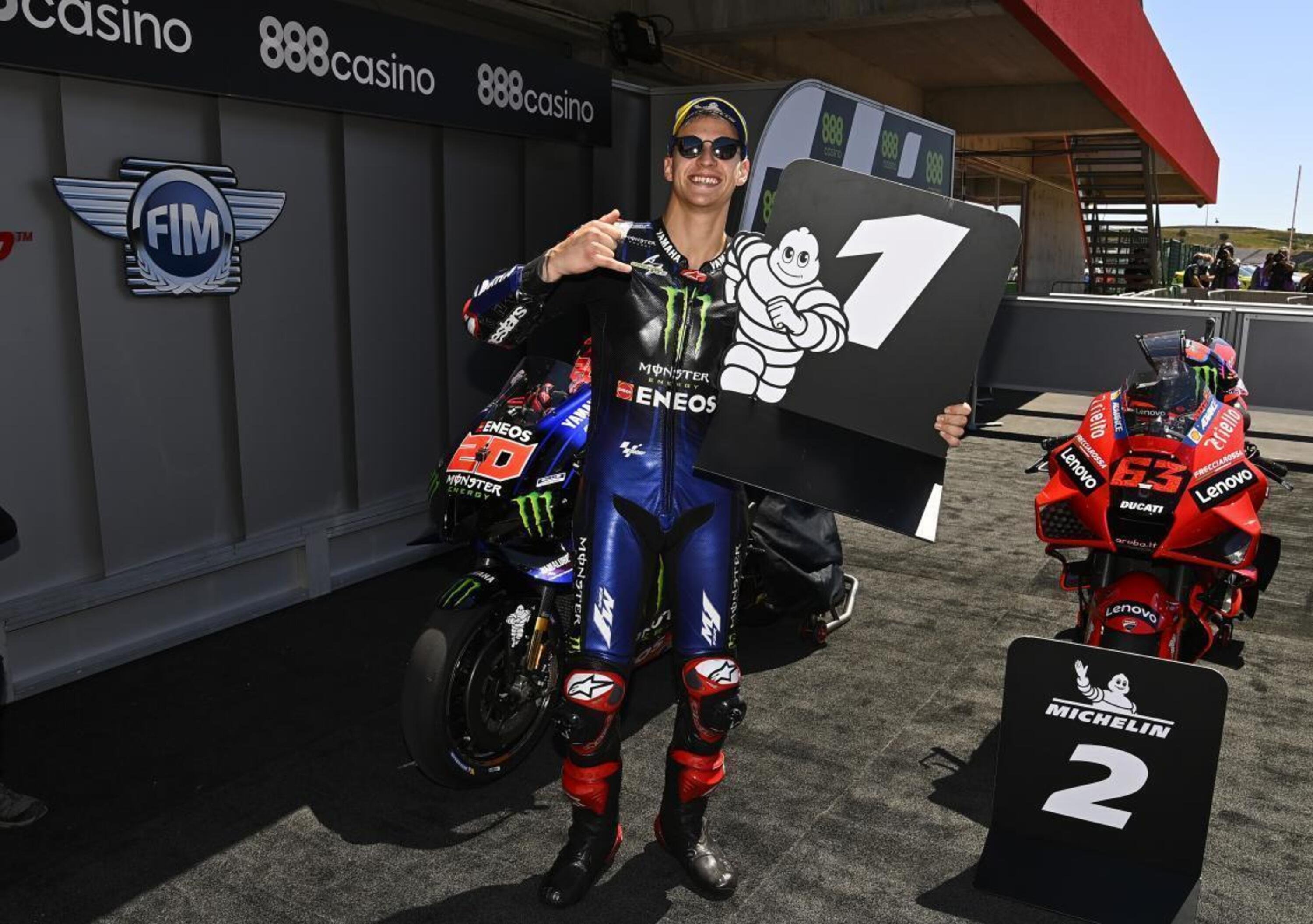 MotoGP 2021. GP di Spagna a Jerez. Per i bookmaker c&rsquo;&egrave; solo Fabio Quartararo