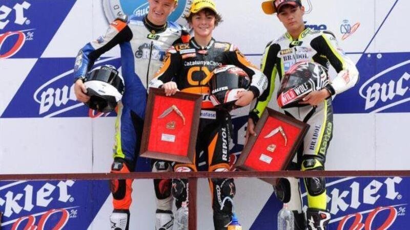MotoGP. Miller e Bagnaia, dieci anni fa, sul loro primo podio