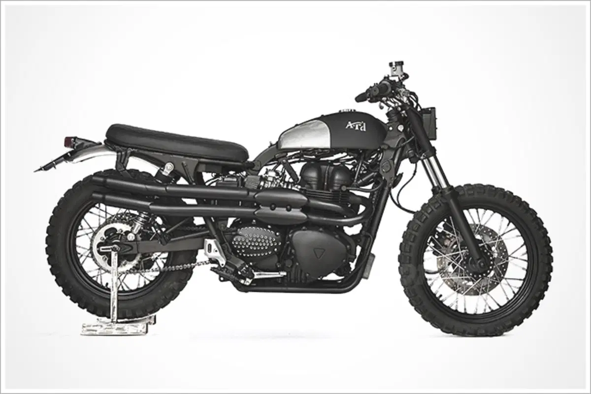 Anvil Motociclette Ard, che bella Triumph Scrambler (2)