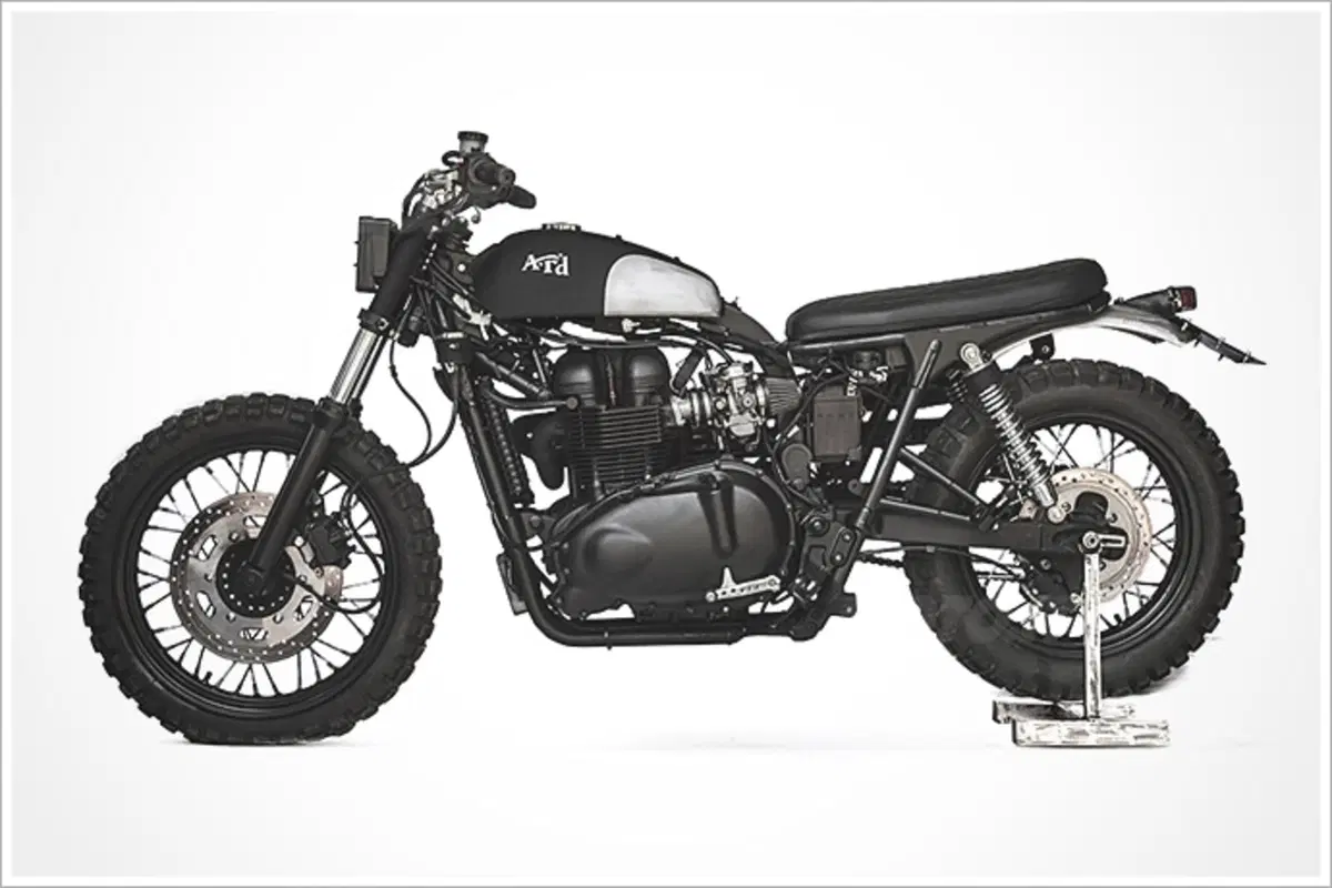 Anvil Motociclette Ard, che bella Triumph Scrambler (3)