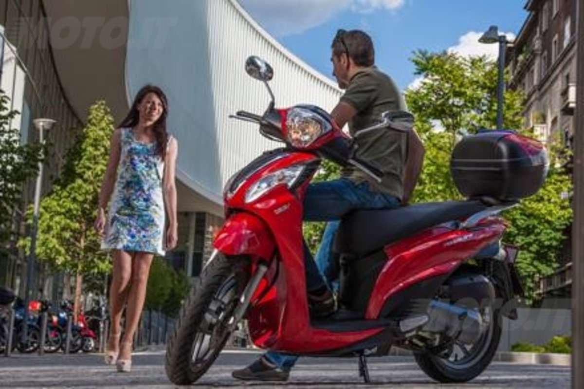 Parabrezza trasparente Fabbri scooter per Kymco People One 125i 2013>2019