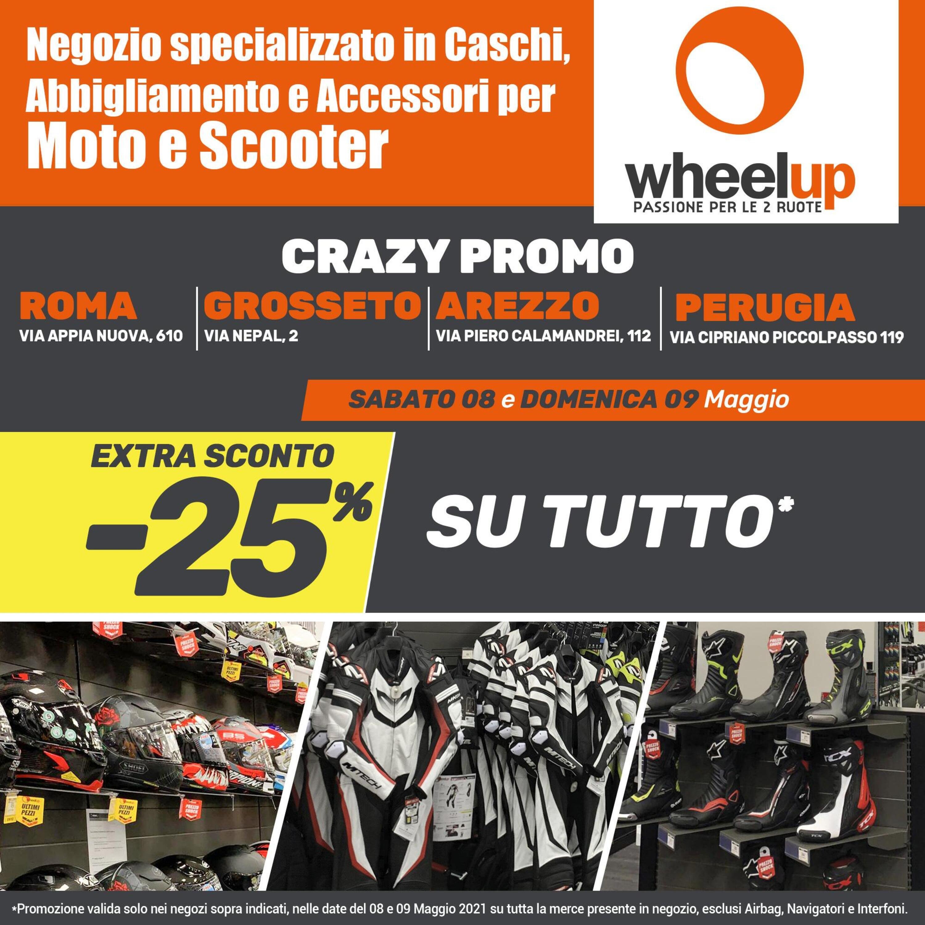 Wheelup: nuovo punto vendita a Grosseto