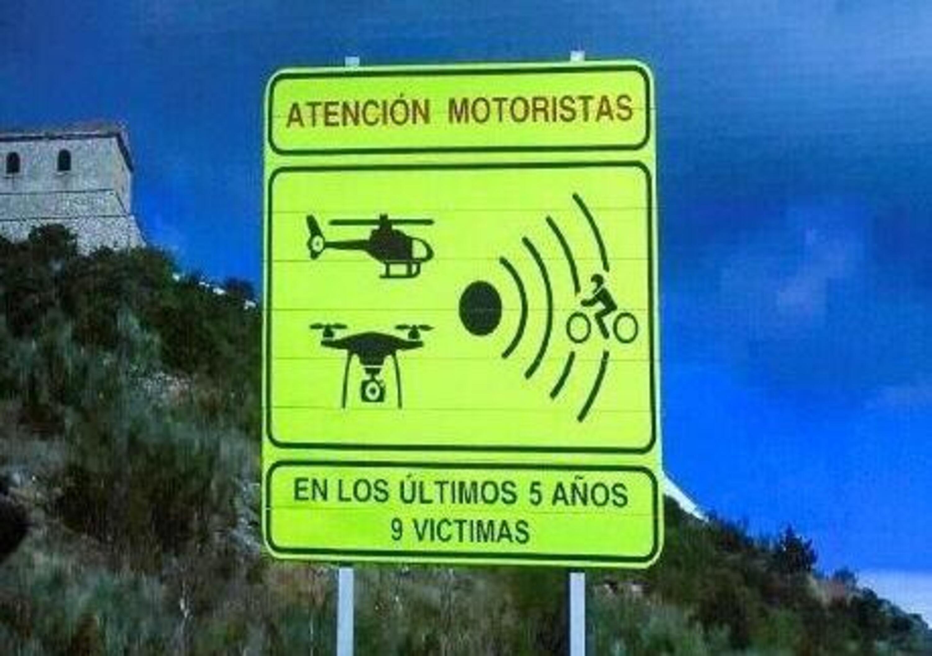 In Spagna stanno per arrivare nuovi segnali stradali per motociclisti