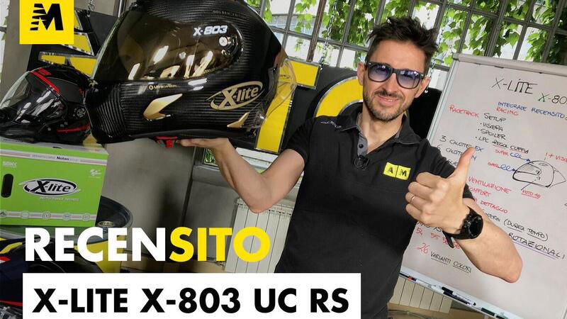 X-Lite X-803 UC RS. Recensito casco racing-stradale ultra carbon