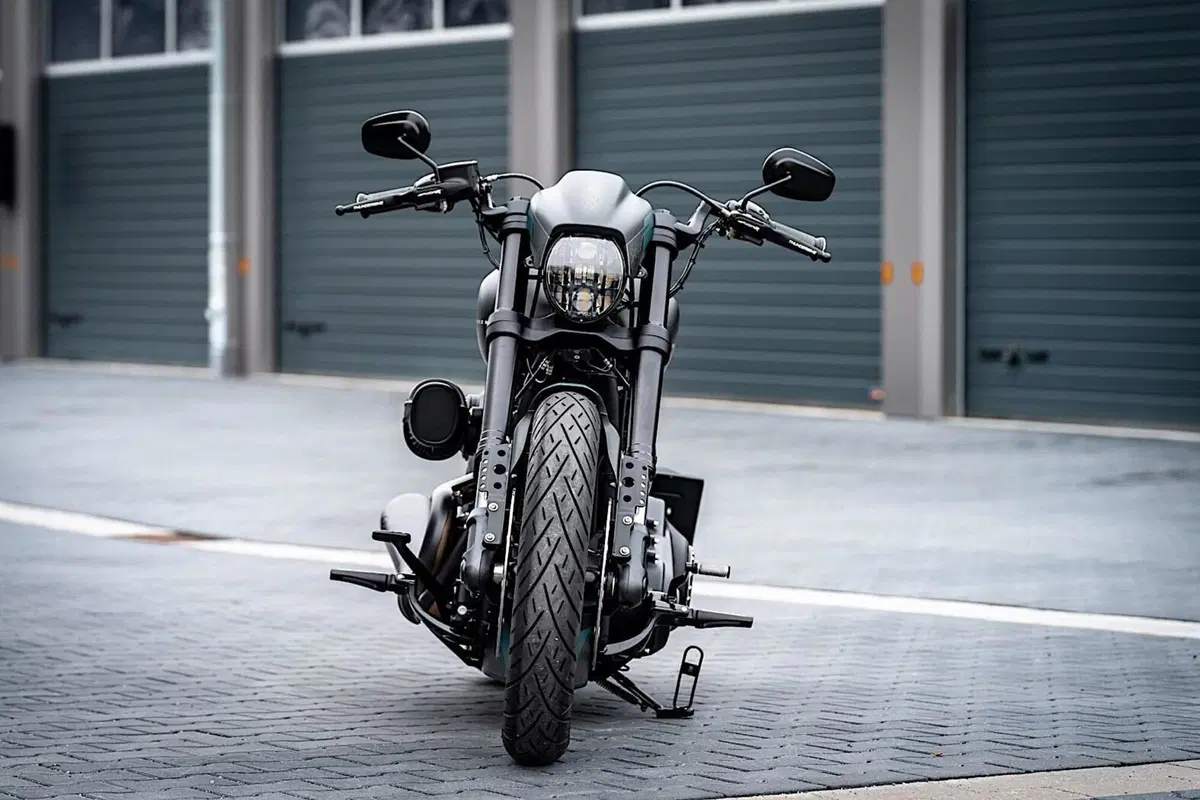 Harley-Davidson FXDR “Jester”. Omaggio alla Yamaha M1 Petronas (22)
