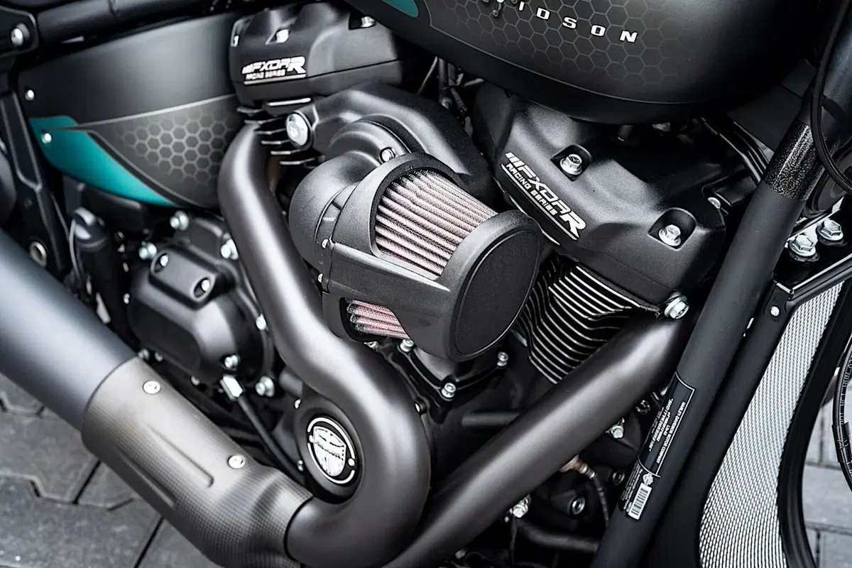 Harley-Davidson FXDR “Jester”. Omaggio alla Yamaha M1 Petronas (17)