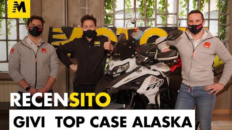 GIVI presenta il nuovo Top Case Alaska su Benelli TRK502X