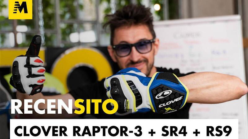 Clover Raptor, SR4, RS9. Recensione guanti moto strada-pista-turismo. [English sub.]