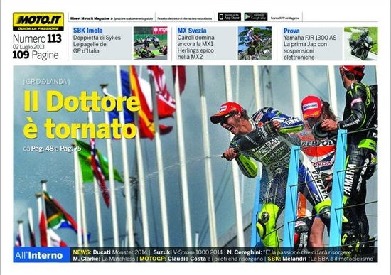 Magazine n° 113, scarica e leggi il meglio di Moto.it