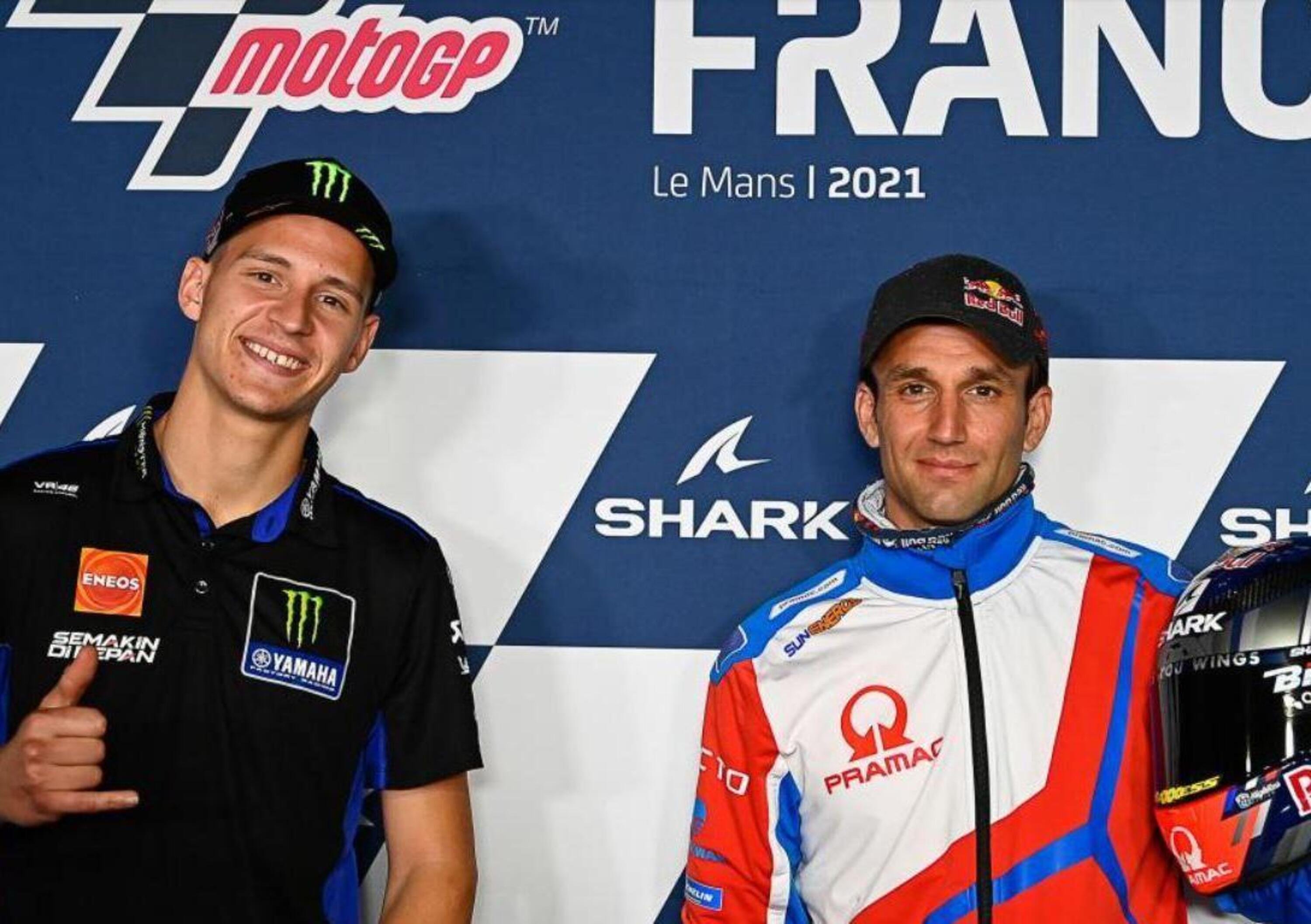 MotoGP 2021. GP di Francia a Le Mans. Zarco e Quartararo davanti nel GP di casa
