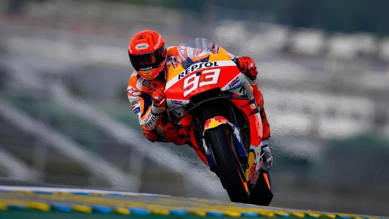MotoGP 2021. GP di Francia. Marc Marquez davanti a tutti nelle FP3
