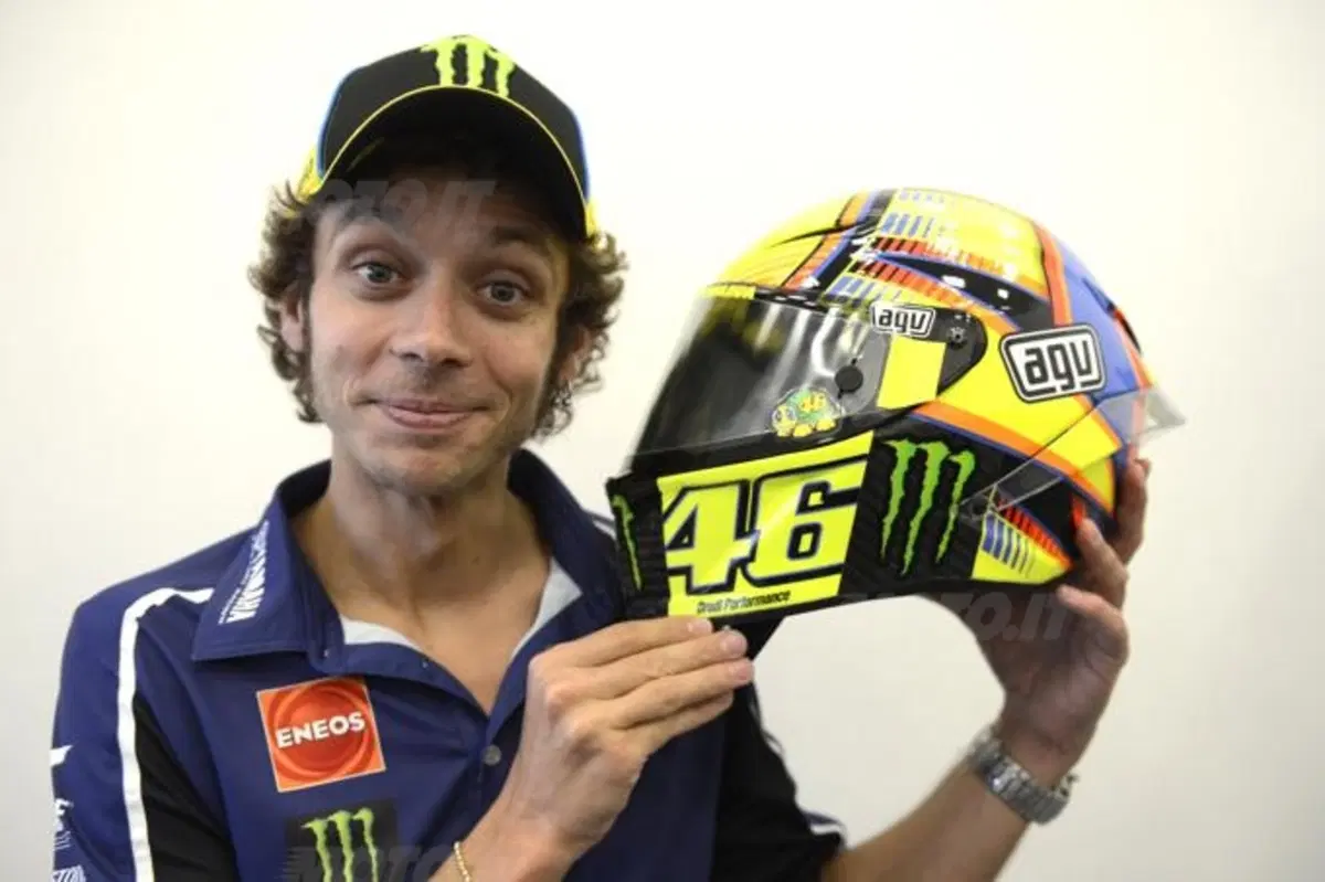 AGV Pista GP Soleluna, replica Valentino Rossi