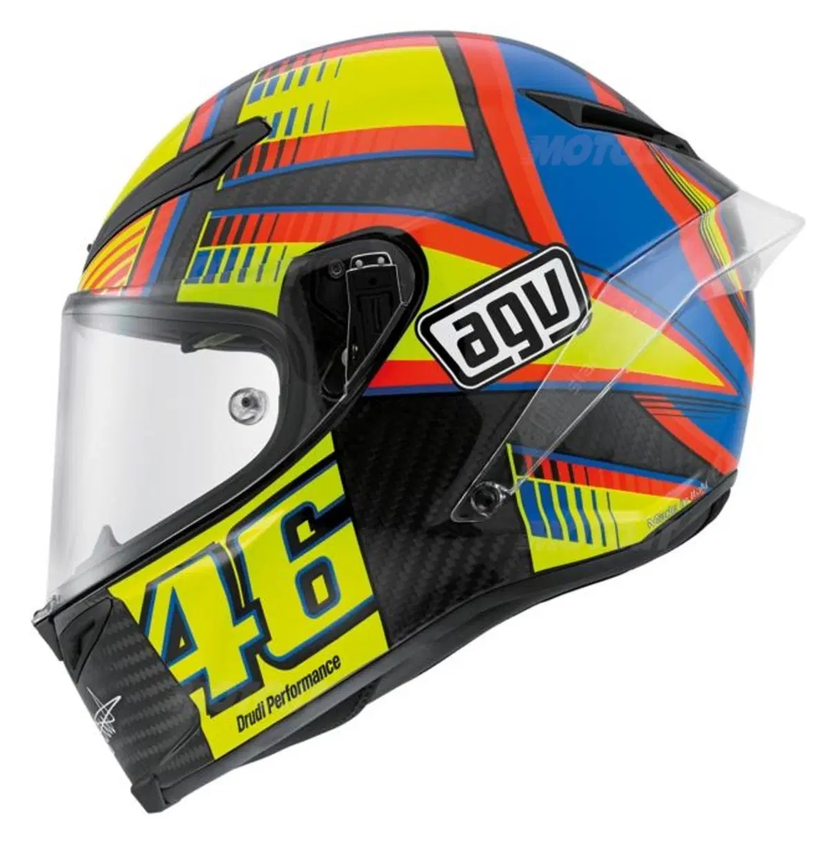 AGV Pista GP Soleluna, replica Valentino Rossi (3)