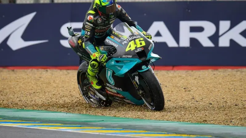 MotoGP 2021. GP di Francia. Valentino Rossi: "In condizioni miste soffriamo"