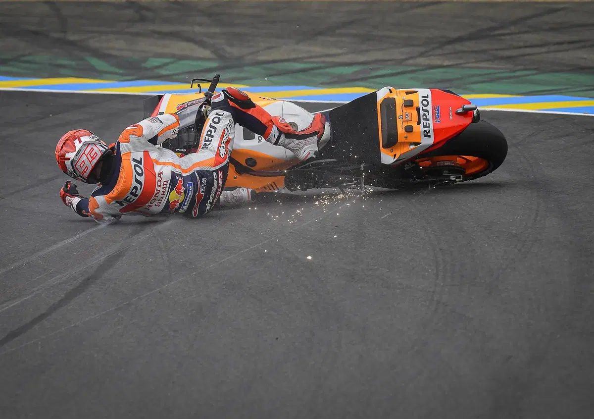 MotoGP 2021. GP di Francia. Marc Marquez: "Ho commesso una leggerezza"