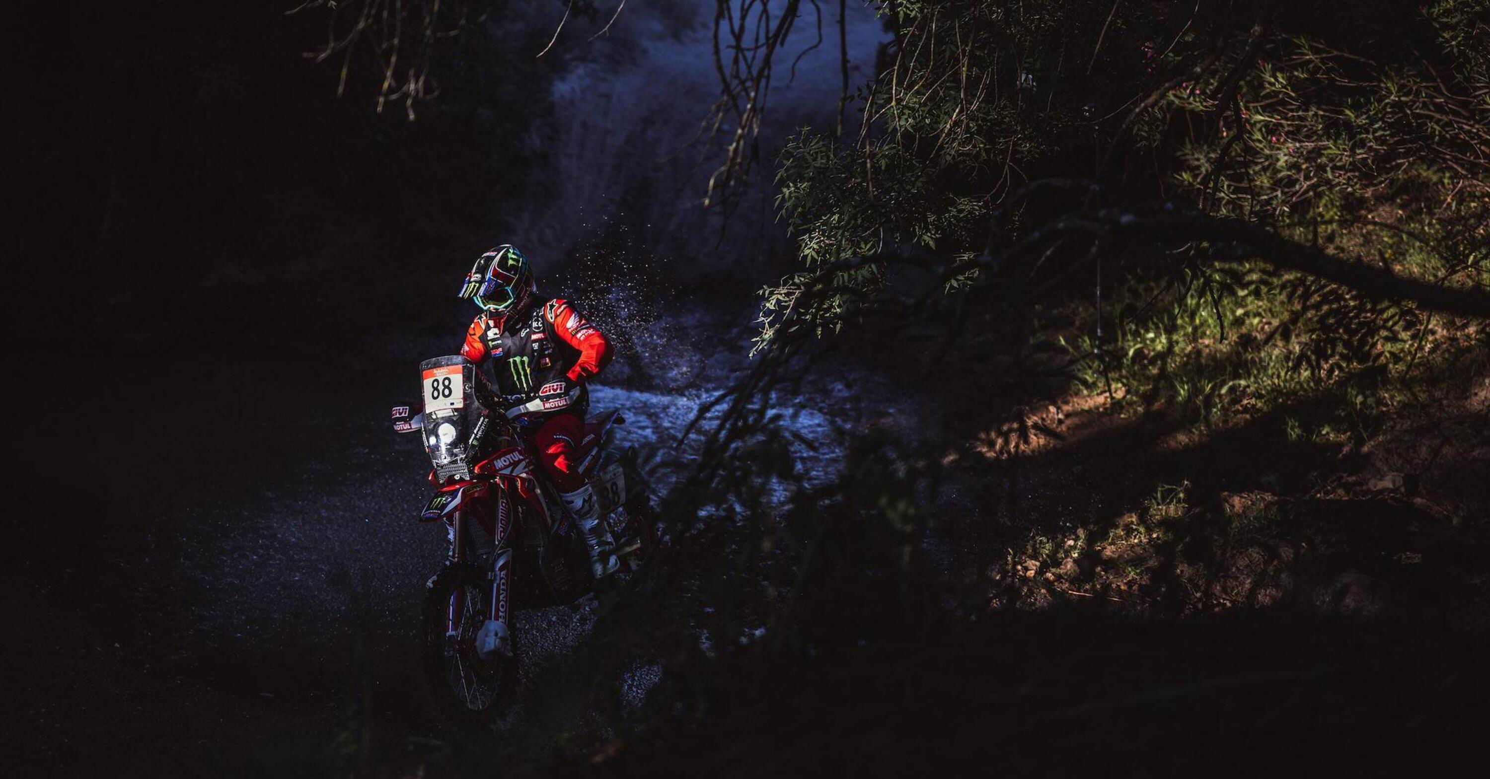 Andalucia Rally. Moto. Momentum Joan Barreda, en plein Honda