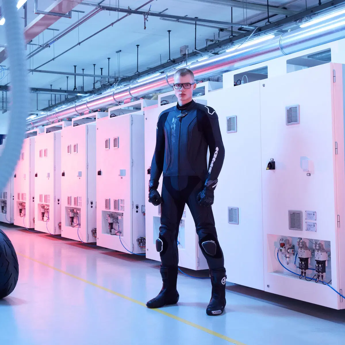 Tuta in pelle divisibile SPIDI Laser Touring