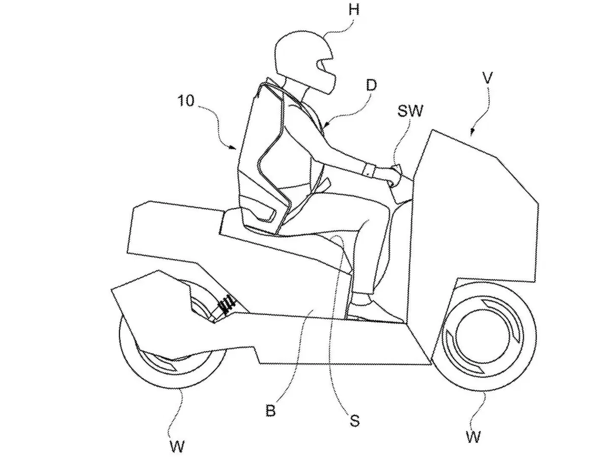 Italdesign brevetta le cinture di sicurezza per motociclisti