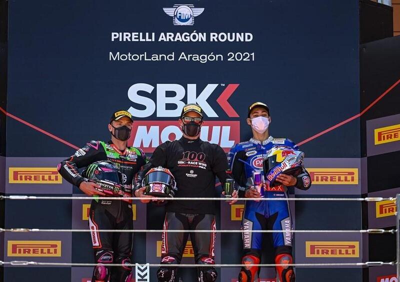 Superbike 2021. Jonathan Rea domina Gara1 ad Aragon