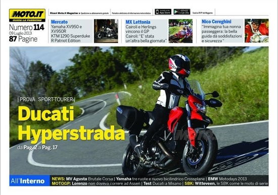 Magazine n° 114, scarica e leggi il meglio di Moto.it