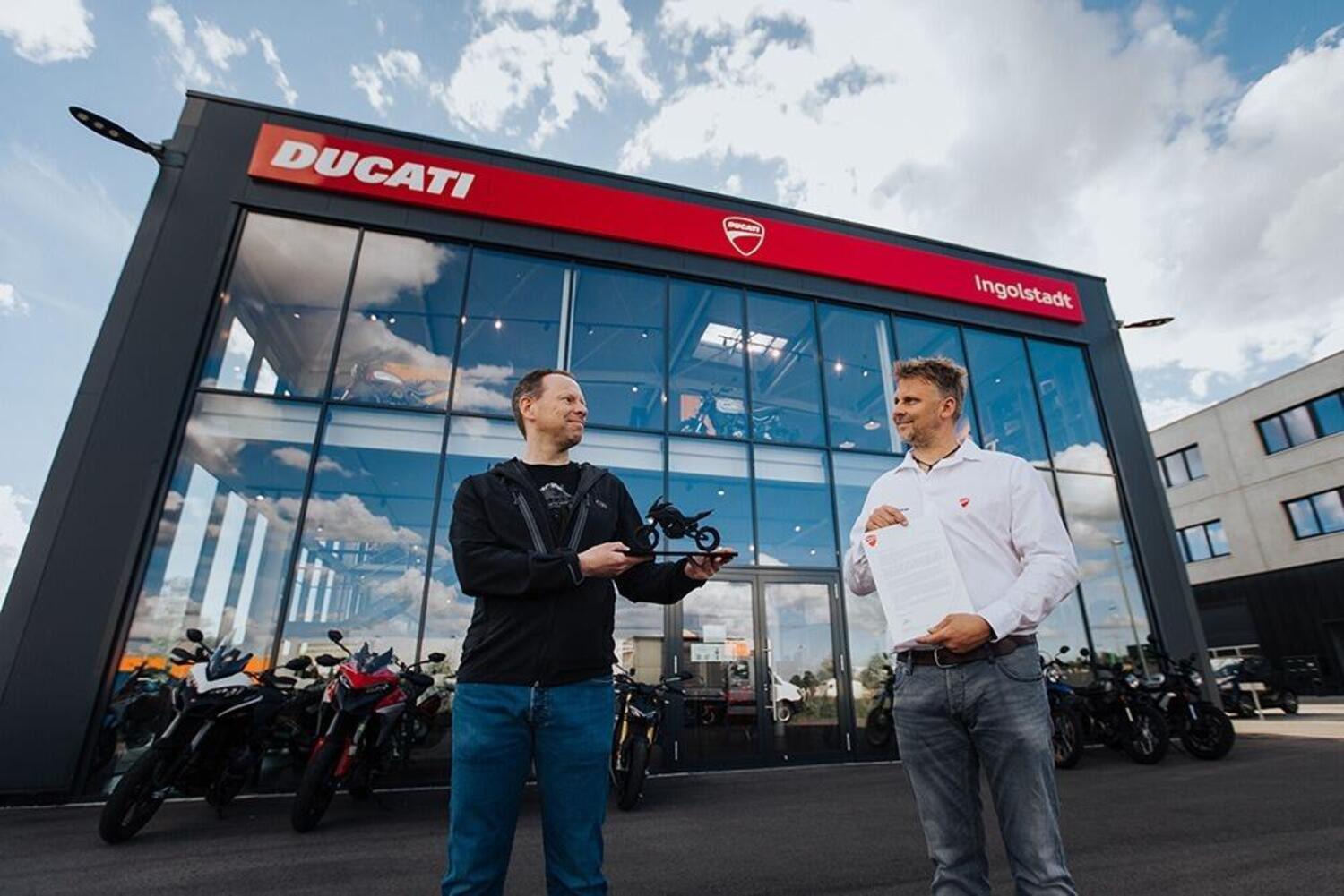 La Ducati Multistrada V4 numero 5.000 è stata comperata in Germania