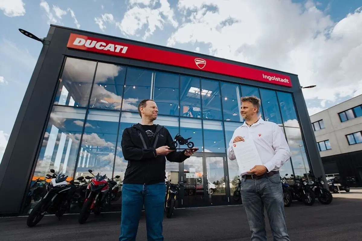 La Ducati Multistrada V4 numero 5.000 &egrave; stata comperata in Germania