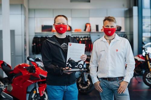 La Ducati Multistrada V4 numero 5.000 è stata comperata in Germania (3)