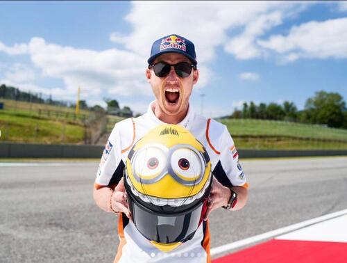 Pol Espargaro e il suo HJC Minions al Mugello (2)