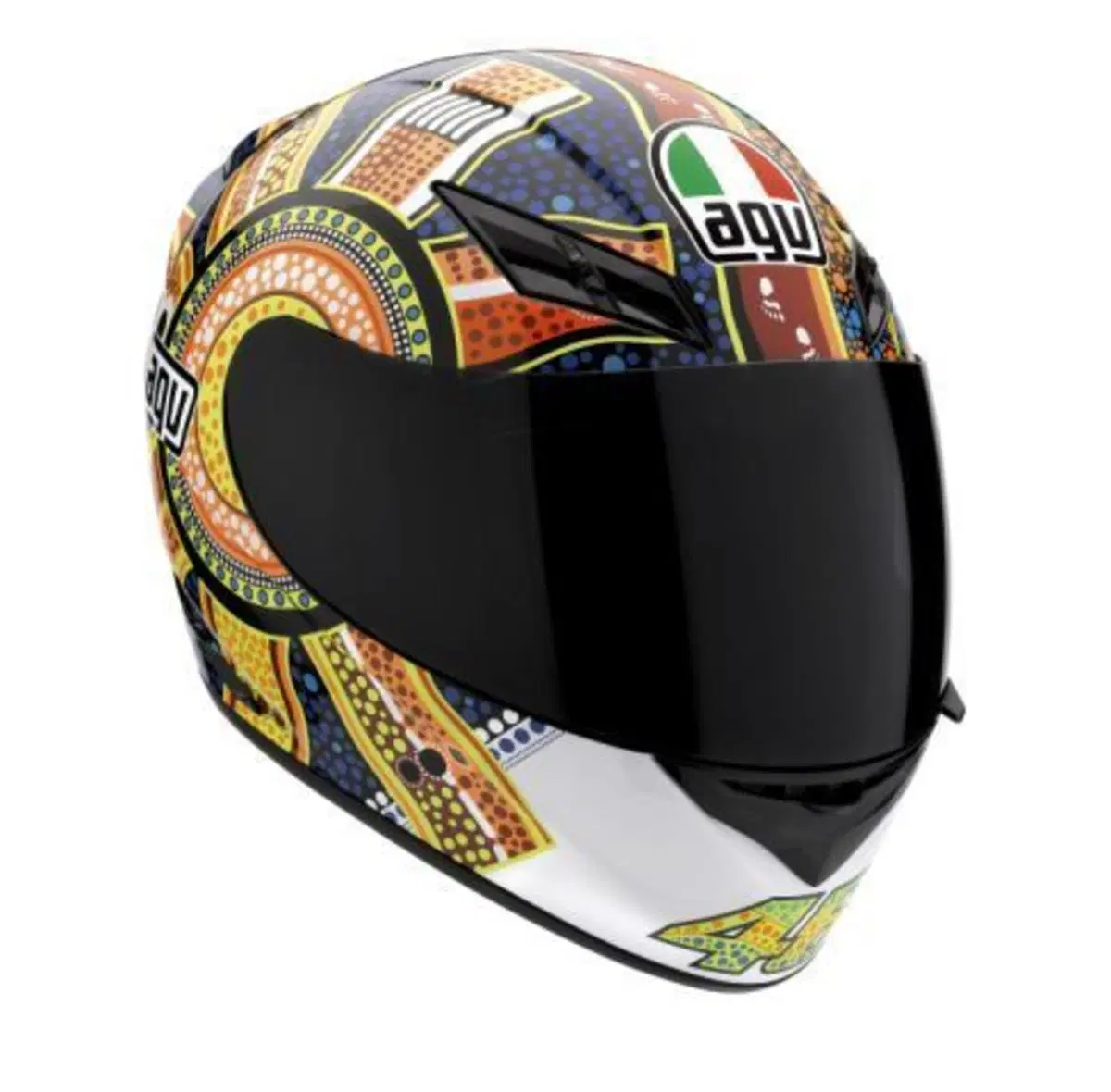 Casco integrale AGV K-3 replica Valentino Rossi (4)