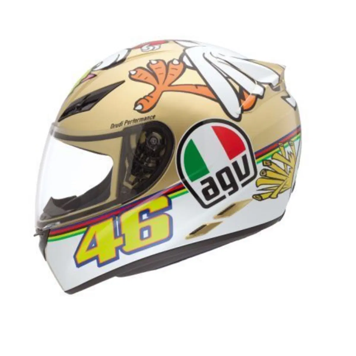Casco integrale AGV K-3 replica Valentino Rossi (11)