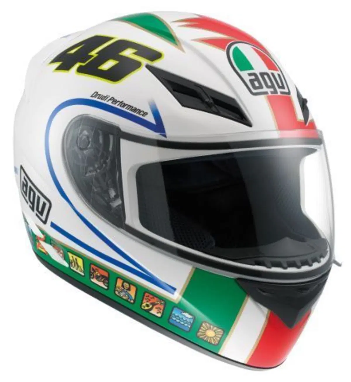 Casco integrale AGV K-3 replica Valentino Rossi (13)
