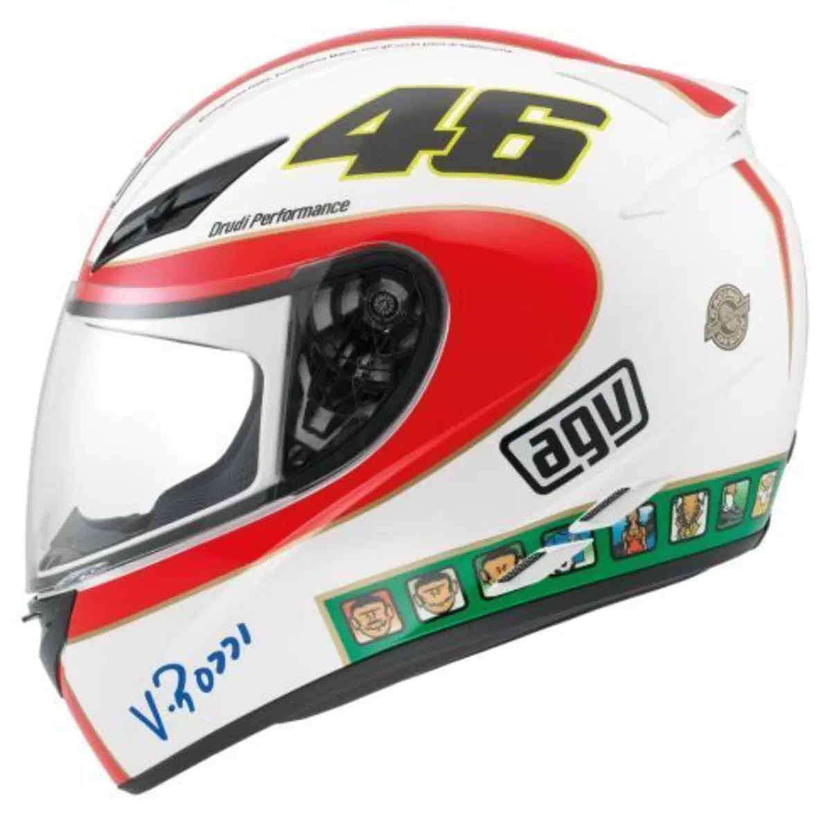 Casco integrale AGV K-3 replica Valentino Rossi (15)
