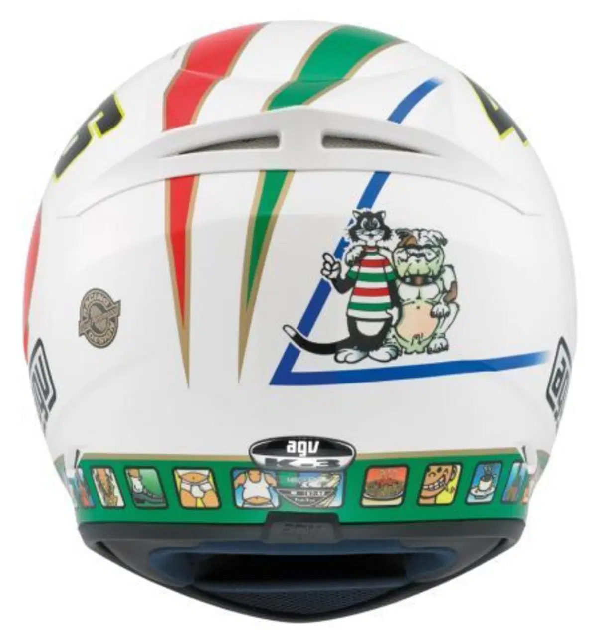 Casco integrale AGV K-3 replica Valentino Rossi (16)