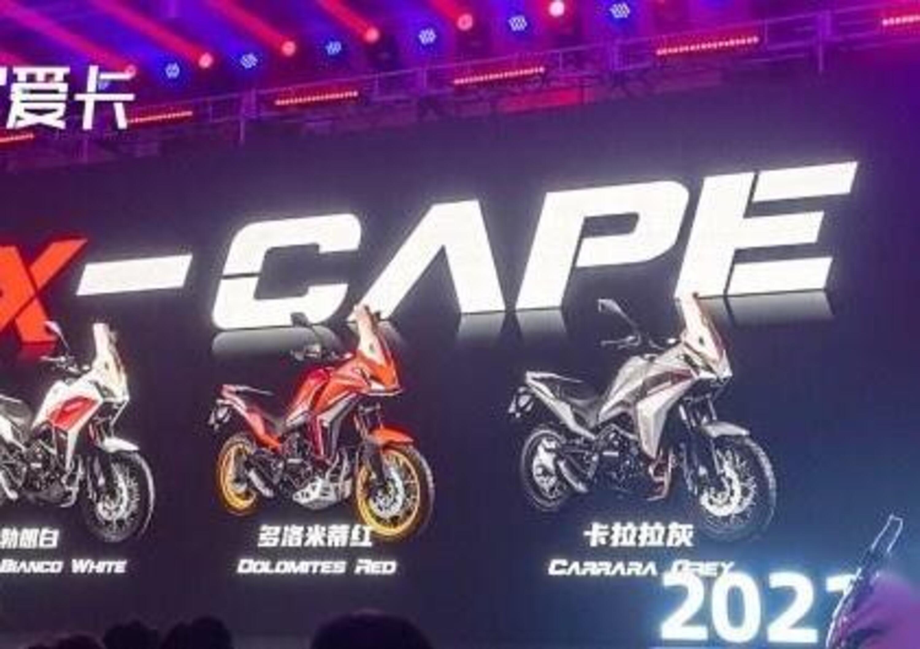 X-Cape 650 ADV: la Moto Morini ha fatto il suo debutto in Cina
