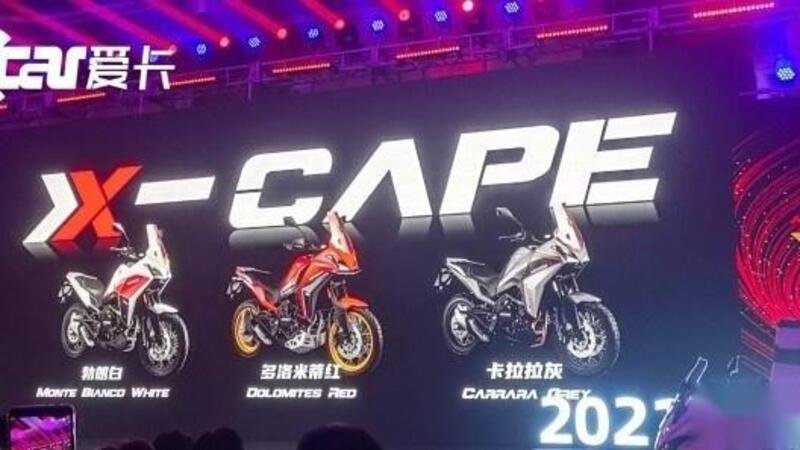 X-Cape 650 ADV: la Moto Morini ha fatto il suo debutto in Cina