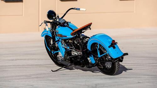 Harley-Davidson Knucklehead 38EL. Battuta all'asta per 154.000 dollari (7)