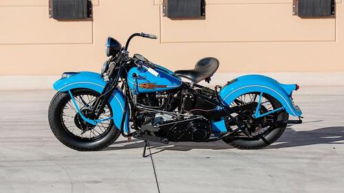 Harley-Davidson Knucklehead 38EL. Battuta all'asta per 154.000 dollari (2)