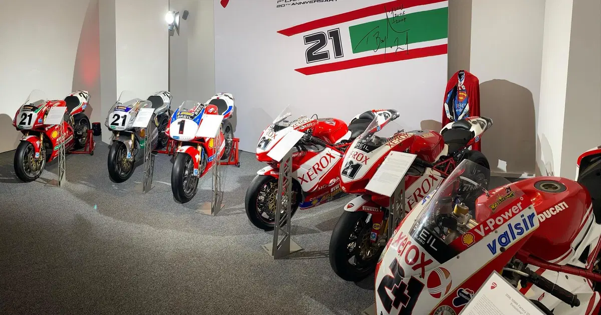 Ducati: mostra temporanea al Museo per i 20 anni dal primo titolo di Bayliss