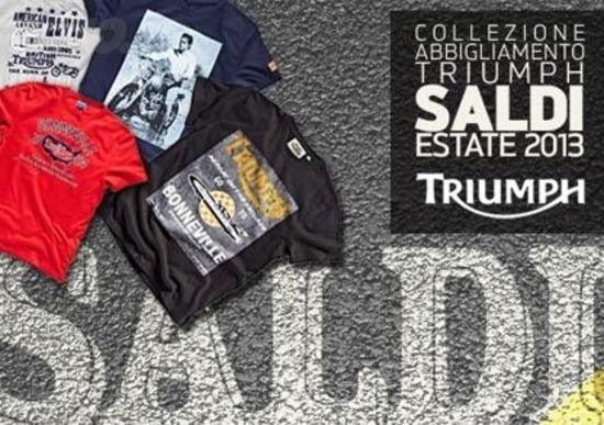 Abbigliamento Triumph: saldi d'estate