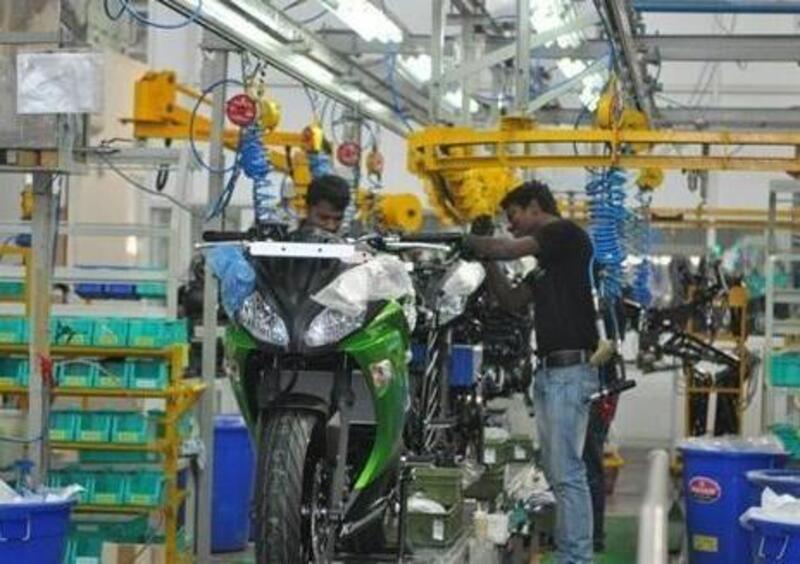 Anche Kawasaki riprende le attivit&agrave; in India