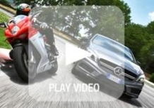 MV Agusta F3 insieme alla Mercedes A 45 AMG. Ecco il video  